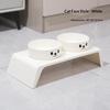 Elevated Pet Feeder Raised Stand With Double Stainless Steel Food Water Bowls For Small Medium Large Dogs Cats