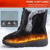 Large Size Winter Snow Boots for Men and Women with The Same Style Plus Velvet Thick Cotton Boots To Increase Thick-soled Cotton Shoes