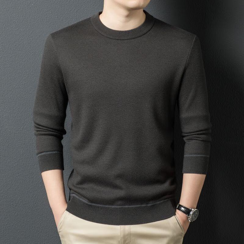 

FENGXUN Men s Casual Crew Neck Knit Sweater FXT5166 175