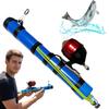 Precise Launching Lure Rods with Reel Compact Fishing Rod Holder Fish Bait Launching Equipment Outdoor Fishing Bait Feeder