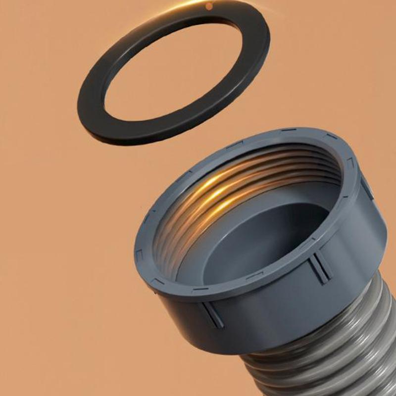 Thickened Kitchen Sink Drain Pipe Garbage Disposal Drain Hose Washing Basin Connecting Pipe Kitchen Drainage Plastic Hose