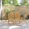 VidaXL Folding Garden Chairs Set of 6 46x66x99 Cm Bamboo, Folding Chair, Outdoor Furniture, Dining Chair, Furniture 3278512
