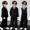 Boys' Spring Casual Suit Set - Formal Page Boy & Piano Performance Wear