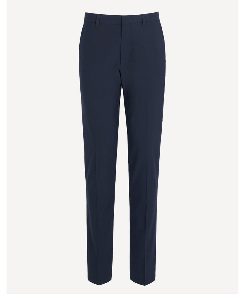 TREMOLO Poly Spandex Navy Pants_Trndlym3441