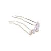 Fashion Metal U-Shaped Hair Stick for Women Girls Simple Pearl HairClip Pins Bun Maker Hairstyle Tools Hair Accessories