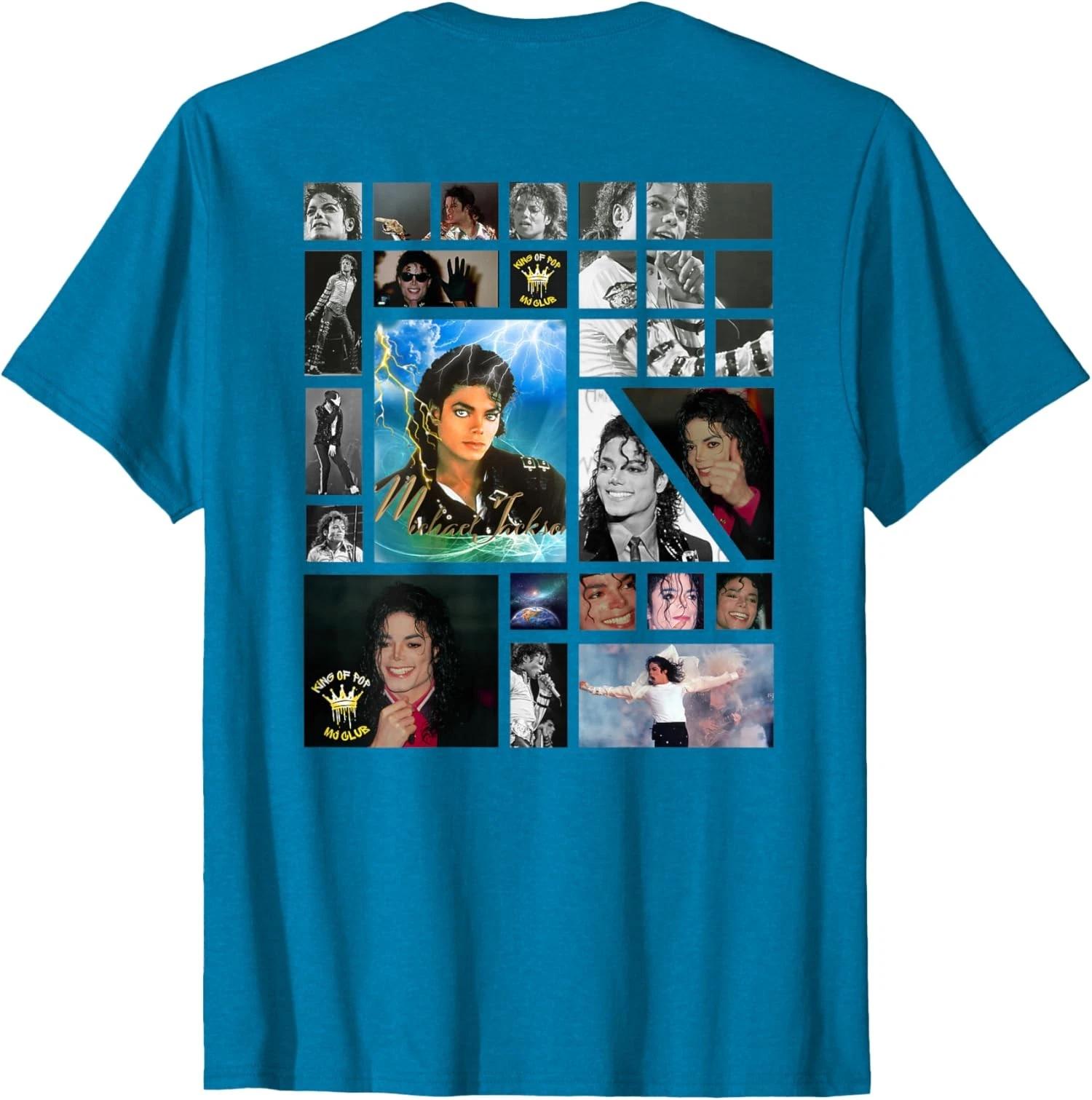 Michael Jackson Inspired Collage On Back Unisex T-Shirt S
