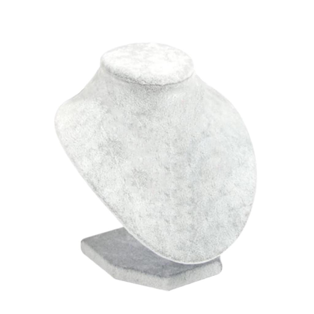 Necklace Bust Jewelry Display Stand Figure 15x15x12cm