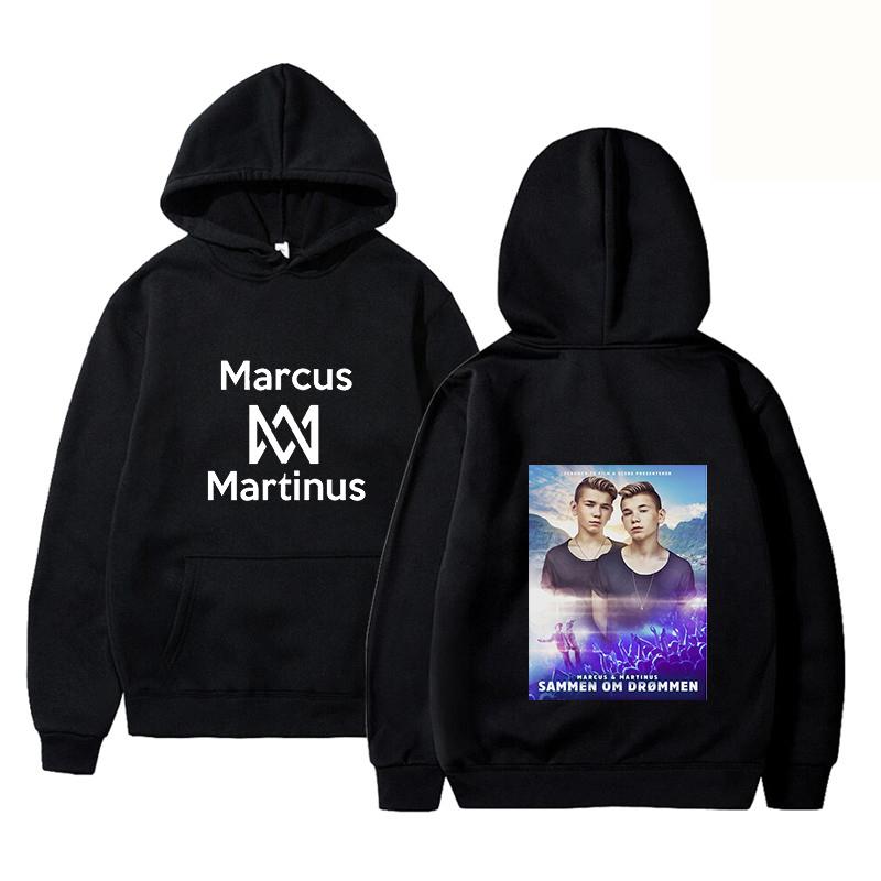 

Худі Marcus and Martinus Светри Чоловіки Жінки Мода Повсякденний Крутий Пуловер Студентський Харадзюку Вуличний Стиль Худі худі 3XL