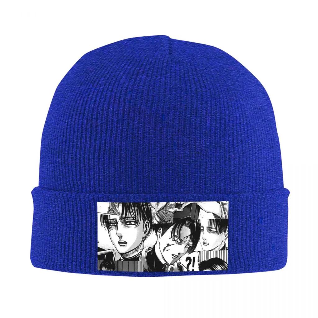 Levi AckerUnisex Attack On Titan Warm Knitted Cap Winter Knit Bonnet Hat Skullies Beanies Hip Hop Caps for Unisex