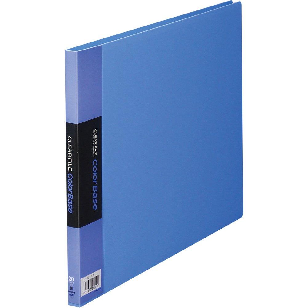 King Jim Clear Color A4 20 130C File, Base, Landscape, Sheets, Blue,