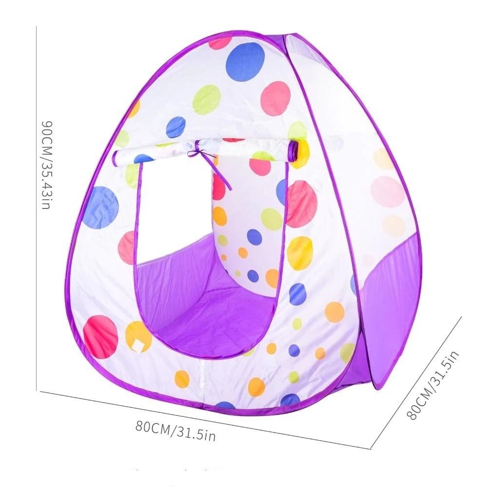 Portable Children's Play House Tent Toy Houses Foldable Toy Tents Red Polka-dot Tent  Kids Toys
