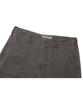 BASEMOMENT Washed Fatigue Work Pants Ash Brown