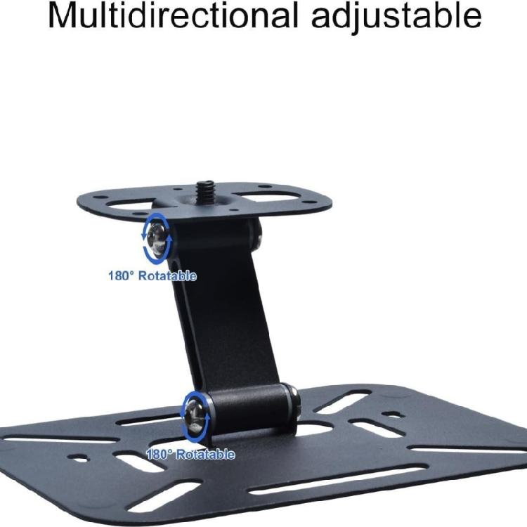 Quick Release Projector Stand Foldable Double-tiered Projector Holder For Home Theater Desktop/Wall/Ceiling Mount 3 in 1