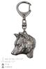 Shiba Inu, Japanese Small Size Dog – Silver-plated key ring with a dog in a gift box, handbag decoration | Art-Dog