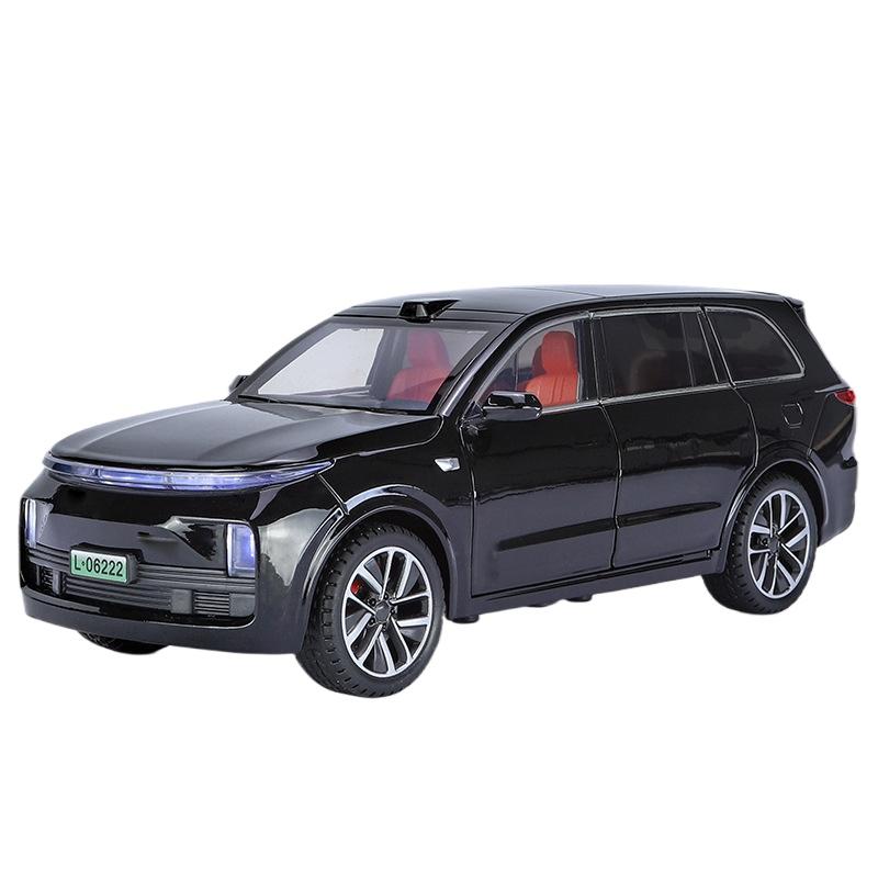 

Масштаб 1/24 LEADING IDEAL ONE L9 Внедорожник Новые Энергетические Автомобили Сплав Литой Модель Звук и Свет Игрушка Дисплей Украшение Детская Игрушка Подарок чёрный