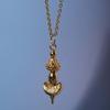 Gourmet Fruit Necklace Rock Sugar Gourd Pendant Necklace Titanium Steel Furnace Vacuum Plating 18K Real Gold Color Retention