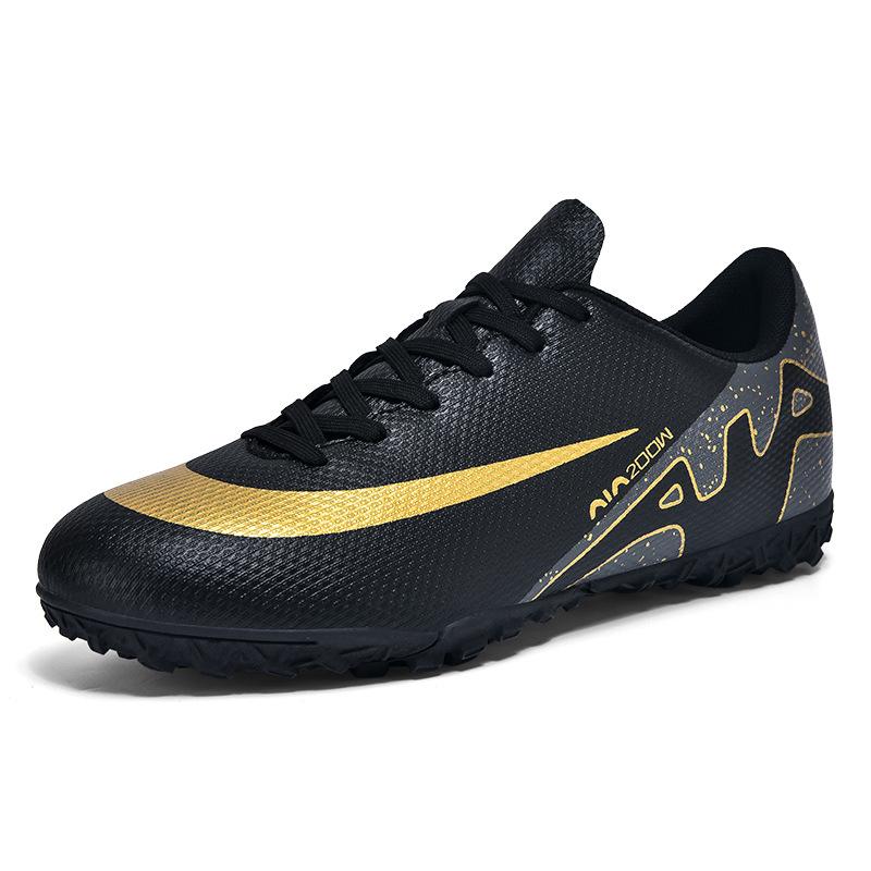 Low-top football shoes men's and women's long broken nails teen adult older children's students lawn football training shoes