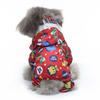 Pet Dog Raincoat Puppy Hooded Jumpsuit Cute Printed Dog Waterproof Coat Water Resistant Clothes For Dog Cat Jacket Pet Supplies