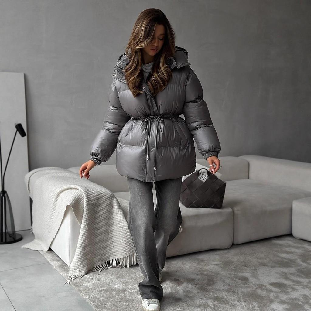 Winter Hooded Zipper Comfortable Warm Jacket