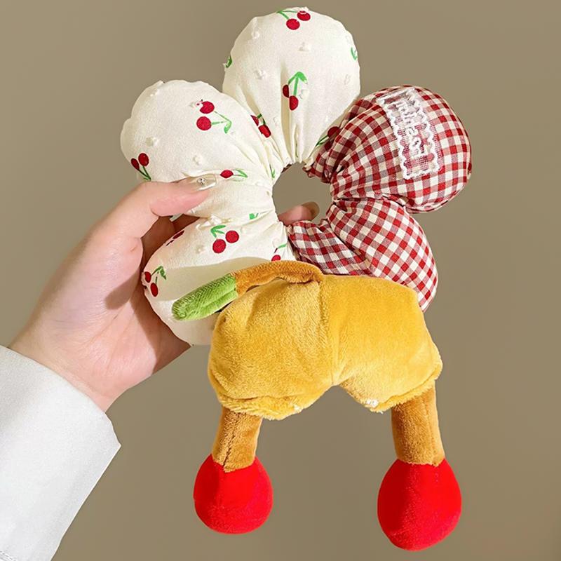 

1 шт. Изысканная повязка на голову с цветочным дизайном, Забавные аксессуары для волос, Высококачественные резинки для волос, Заколка для волос, Головной убор, Подарок, Многоцветный A коричневый/красный