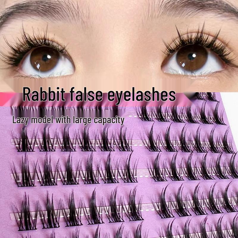 

Moon Lady Rabbit Series Natural Black Eyelashes for Enhanced Double Eyelids
