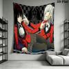 Kakegurui Wall Tapestry Aesthetic Wall Hanging Printed Fabric Blanket Decorative Tapestries for Bedroom Living Room Home Decor