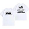 Japan Modifiziertes Auto Arbeit Reines T-Shirt Herren Damen Kurzarm Große Größe Rundhals Oberteil Mann T-Shirts Unisex