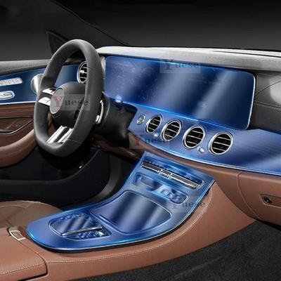 For Mercedes Benz Class-E W213 - Car Interior Center Console Transparent TPU Protective Film Anti-scratch Sticker