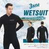 MORGEN SKY Surf Suit Wetsuit 3mm Jacket Unisex Swimwear Top Sauna Suit Heat Retention Breathable Cold and Windproof Amphibious UV Protection Surfing