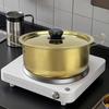 For Korean Ramen, Kimchi Soup, Cookware with Lid, Camping Seafood, Ramen Stew And