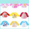 Cute Waterproof Cartoon Baby Feeding Apron With Long Sleeves For Toddler Weaning
