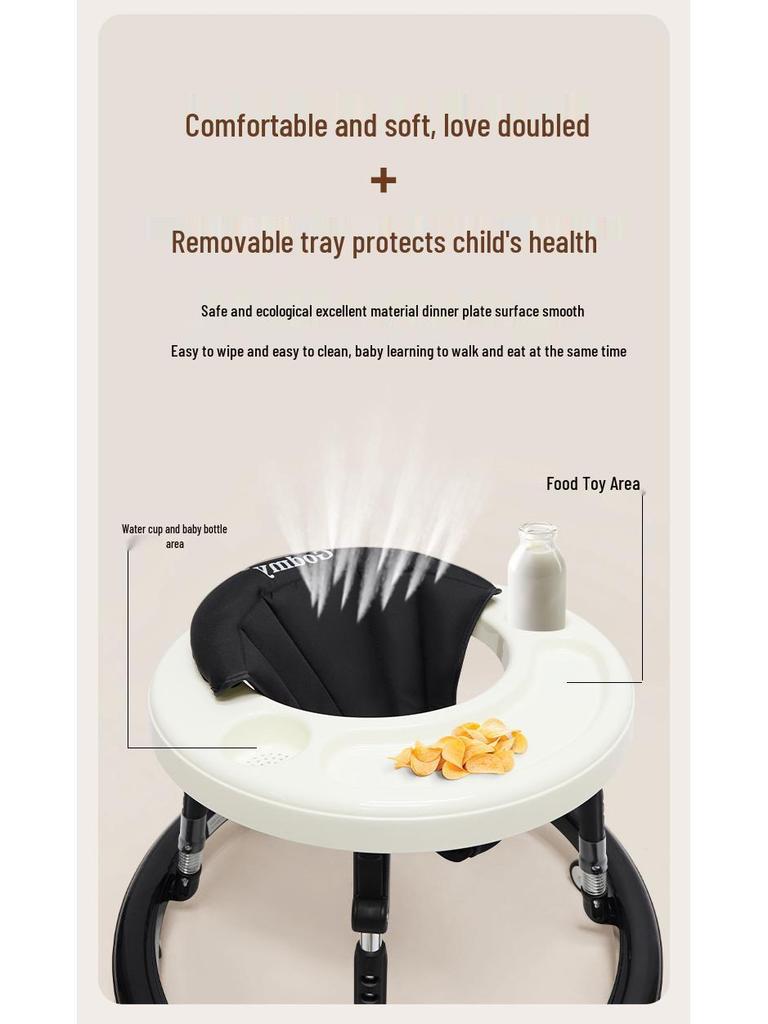 2023 Multi-Function Baby Walker Stroller: Anti-O-Leg Walking Aid for Children