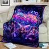 1PC Custom Name KPOP Star Dreams Flannel Blanket Versatile,all-season Throw Suitable for the Living Room,bedroom,camping,travel,and Gift