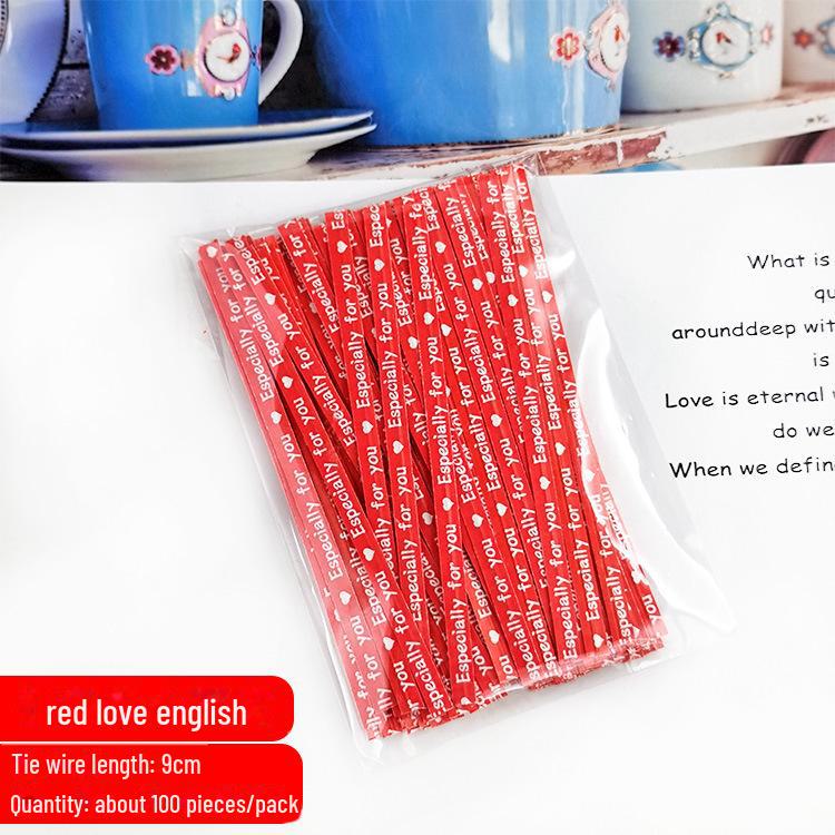 Multicolor Lollipop Tie Wire for Sealing Biscuit and Pastry Bags