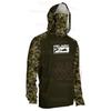 Mens Long Sleeve UPF Sun Protection Fishing Hoodie Shirt With Face Cover Lightweight Breathable Performance Tee Outdoor Sports