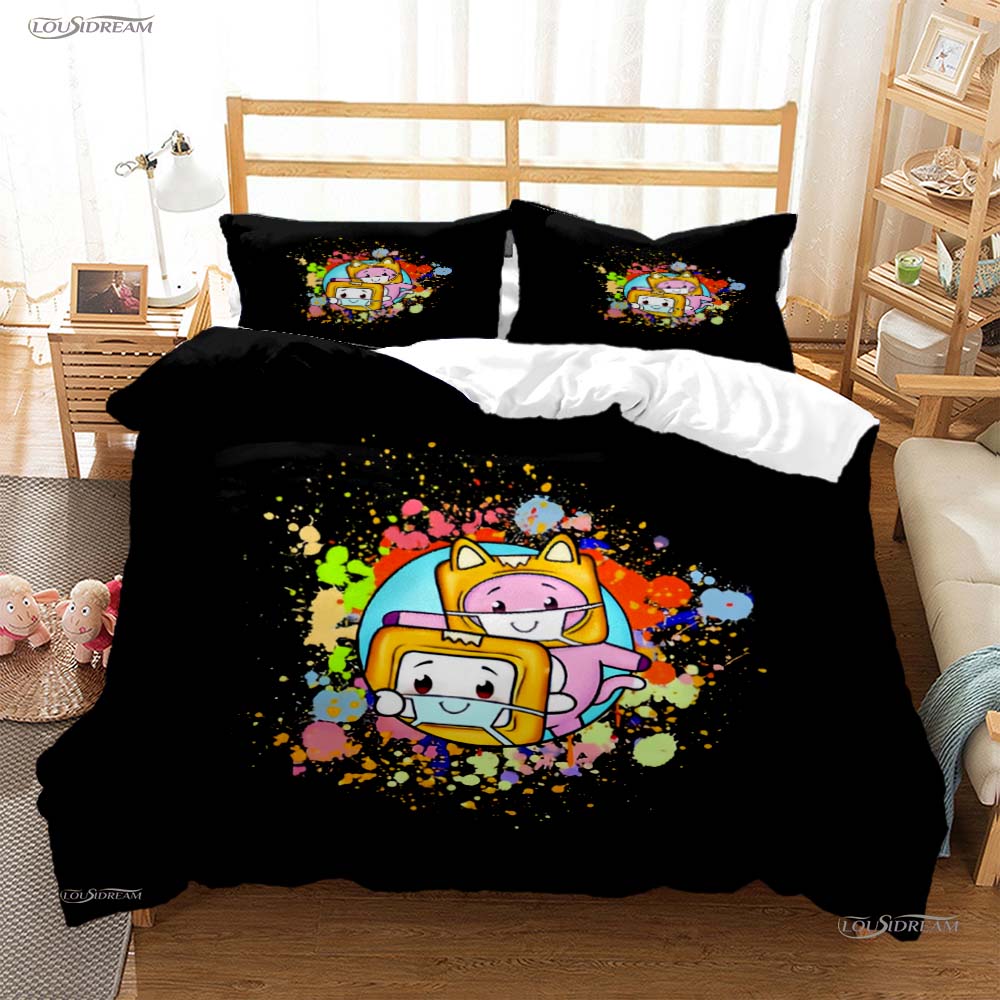 Box Cartoon Casal All Season Duvet Cover Comforter Bedding Sets Soft Quilt Cover And Pillowcases Boys Single/Double/Queen/King