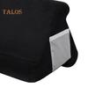 Tablet-Kissenhalter mit seitlicher Netztasche, tragbar, für Reisen, Büro, Schreibtisch, Bett, Multi-Angle-Tablet-Kissen, weicher Handy-Plüsch-Kissenständer