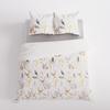 ZARIA Bedding Set 160x200 Cm - Satin Cotton, Delicate Floral Pattern