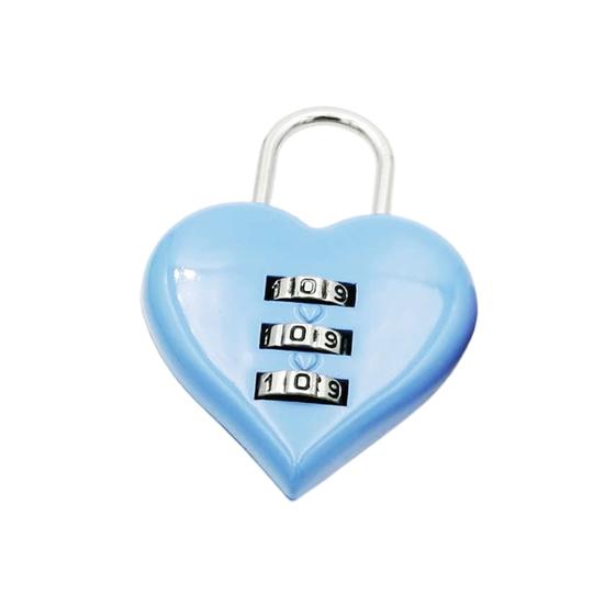 Chic Box Padlock 3 Numbers Safety Stainless Zinc Alloy Luggage Box Lock Travel Supplies