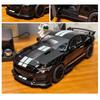 Large 1/18 Ford Mustang GT500 Miniatures Alloy Diecast Metal Vehicle Model Collectibles Sound Light Toys Car Gifts for Kids Boys
