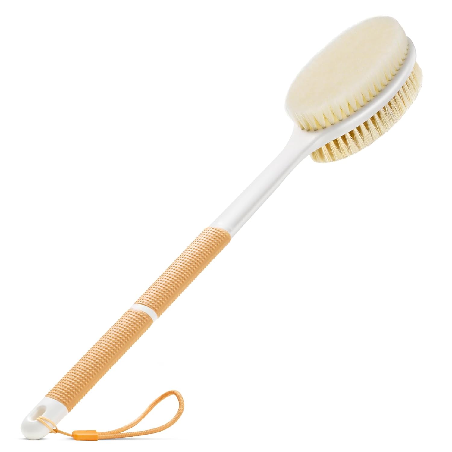 

Scrubber Anti Slip for Shower, Shower Brush Long Handle with Stiff and Soft Bristles, Body Wash Exfoliating Back United States