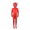 Halloween Kinder-Einteiler Kostüm Rhythmusbox spielende Strumpfhose Regenbogen Performance Kostüm