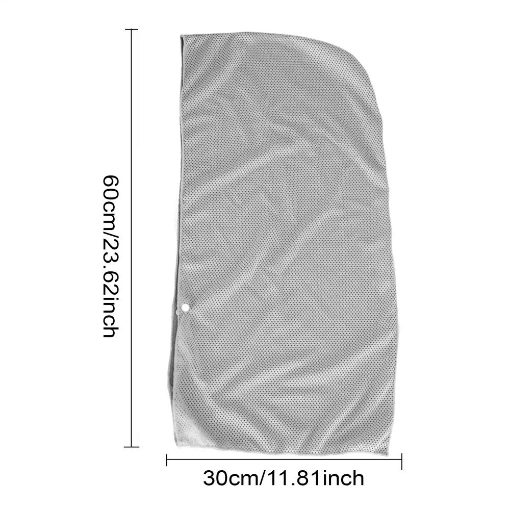 Cooling Hoodie Towel For Men Quick Drying Sweat Towel Wraps For Neck And Face Refreshing Skin-Friendly Cold Rags For Camping