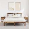 Nightstand Set of 2 Reclaimed Wood Look 34 X 35.5 X 45 Cm Engineered Wood