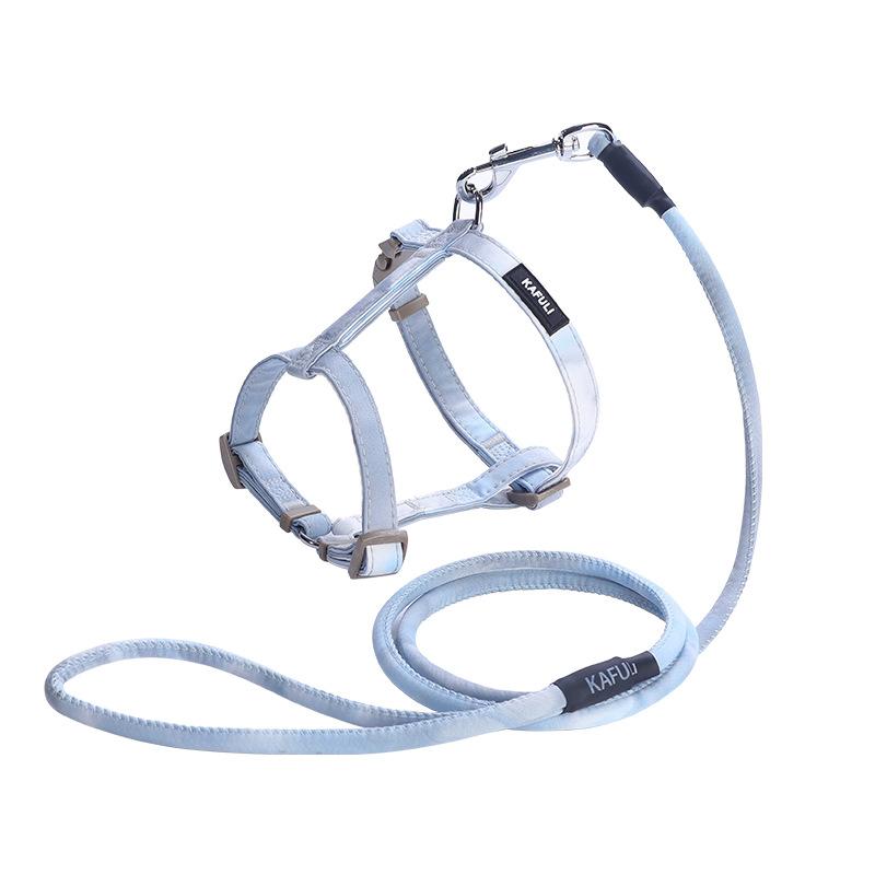 Cat Harness and Leash Sets Adjustable Dog Harness for Small Dog Leash Breashable Pet Harness Out Walking Dog Strap