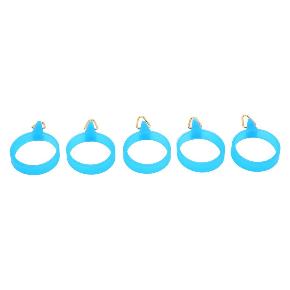 5PCS with Rubber Circle Fishing Rod Hook Holder Fishing Hook Holder  for Outdoor Fishing