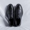 Lace-Up Business Brock Leather Shoes Men'S Engraved Retro Round Head Summer New 3228-R