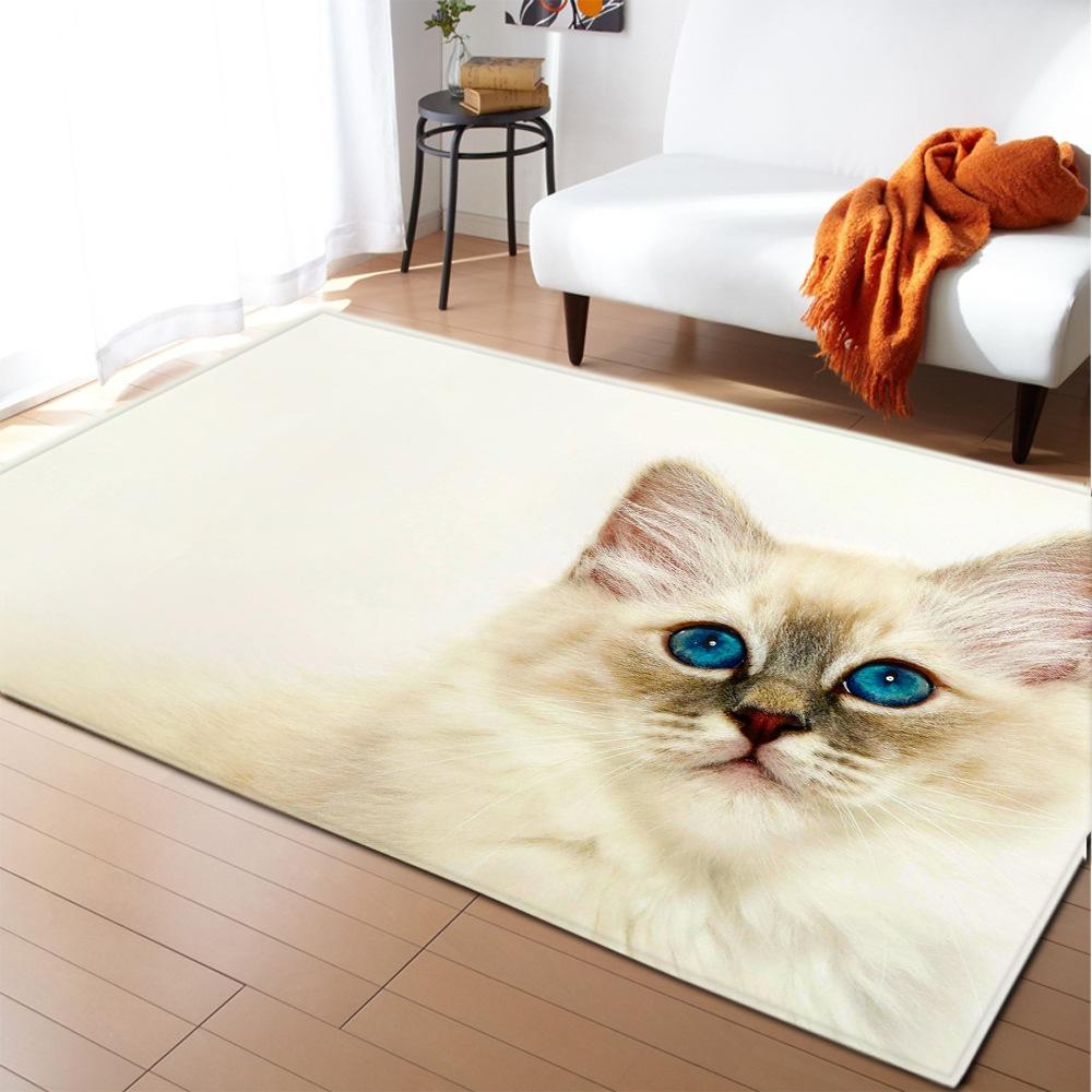 Romantic Dog Carpet 3D Printed Living Room Rugs Non-Slip Home Entrance Carpet Door Mats Bedroom Cute Animal Kitchen Floor Mat