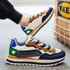 Men's Shoe Trend Brand High-end Versatile Casual Sports Running Leather Surface Waterproof Thick Sole Height Increasing Forrest Gump Dad Shoes