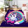 1pc Colorful hedgehog playing games Print, Design Indoor Area Rug - Soft, Anti-Slip, and Durable Gaming Room Decor for Bedroom